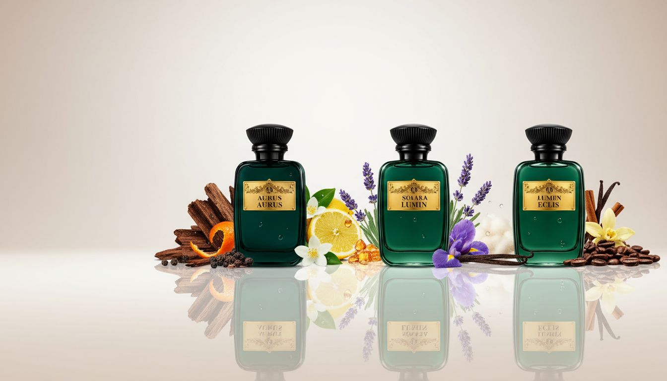 The Aurisse Four: Signature Extrait de Parfums for Him & Her
