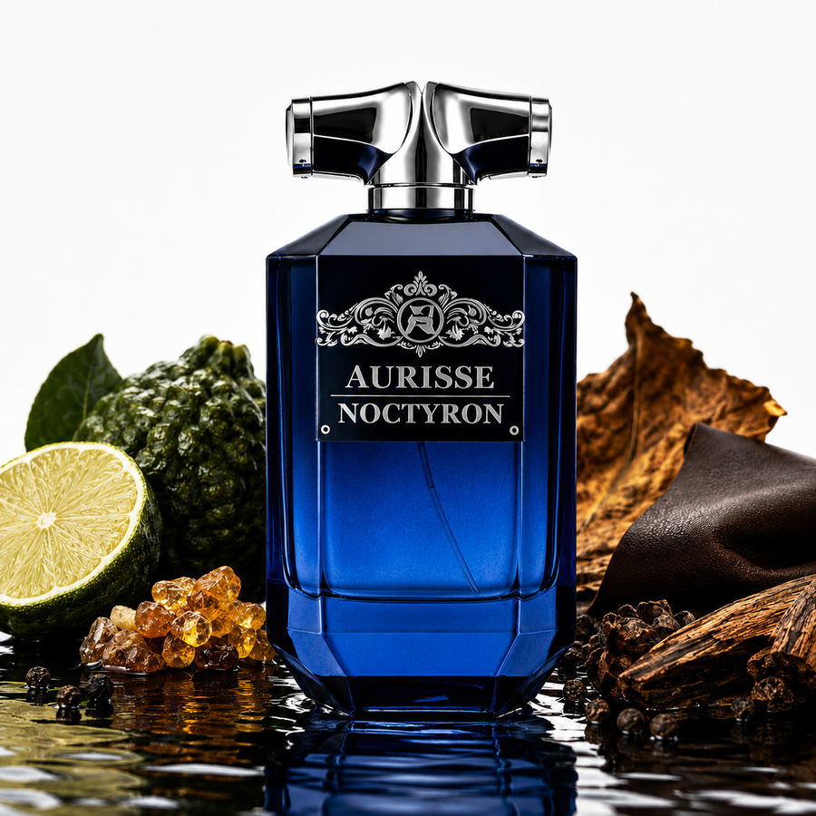 Aurisse Noctyron — Dark Amber & Leather Extrait for Men, 100ml