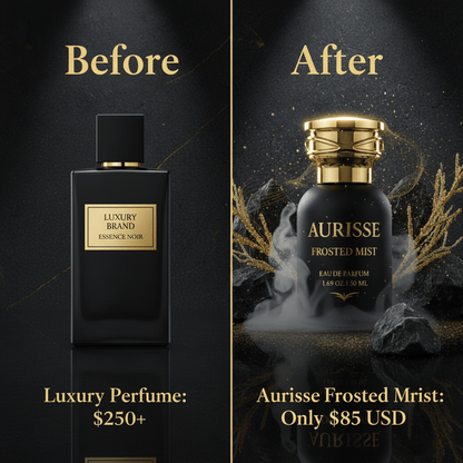 Aurisse Frosted Mist – Luxury Extrait de Parfum for Men & Women | Long Lasting 12+ Hours