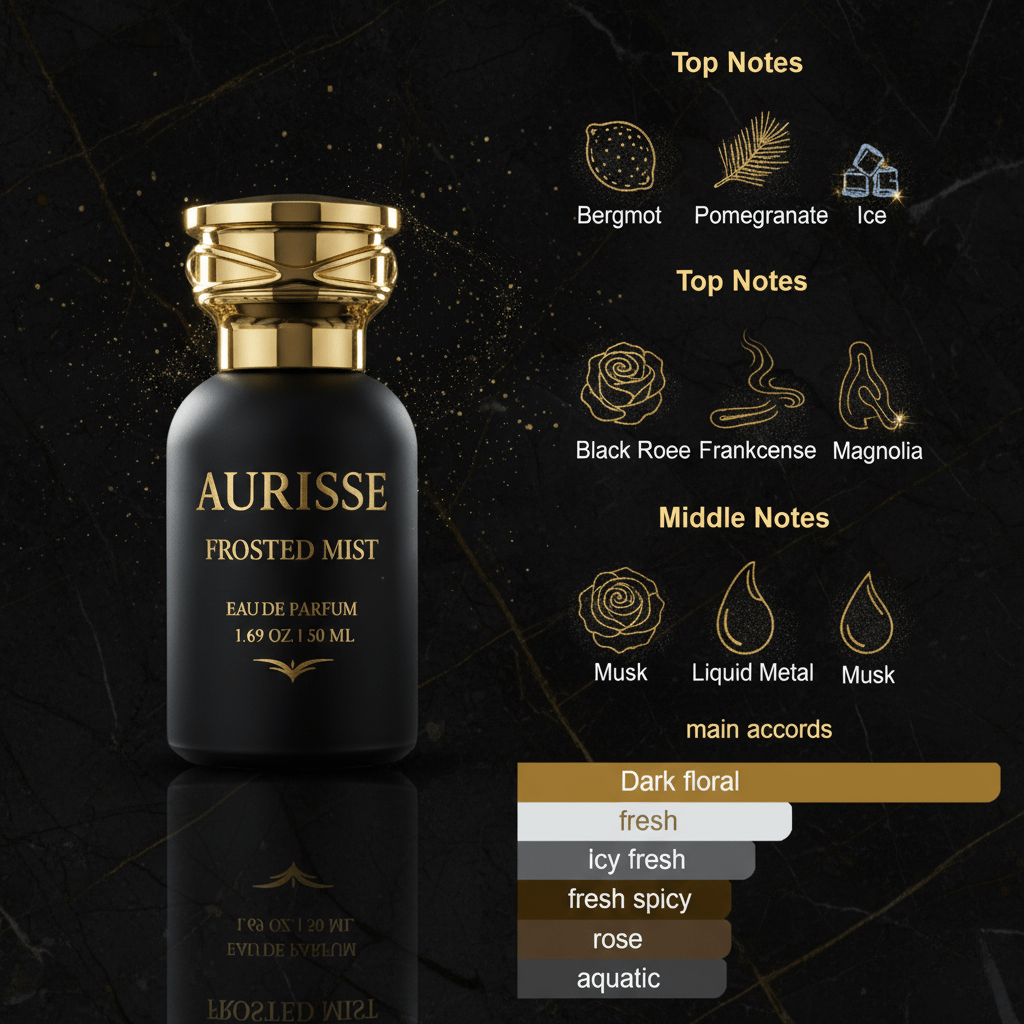 Aurisse Frosted Mist – Luxury Extrait de Parfum