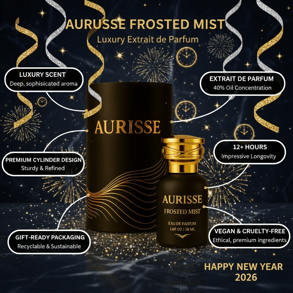 Aurisse Frosted Mist – Niche Unisex Extrait de Parfum | 50 ML Bottle — Lasting 12+Hours AURISSE