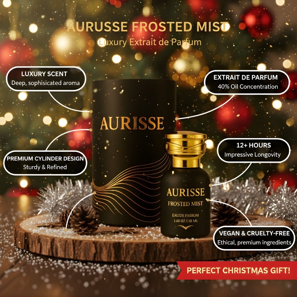 Aurisse Frosted Mist – Niche Unisex Extrait de Parfum | 50 ML Bottle — Lasting 12+Hours